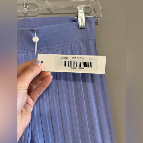 Jonathan Simkhai Standard Celia Pants in Cornflower Purple NWT Size Xs - Picture 8 of 10